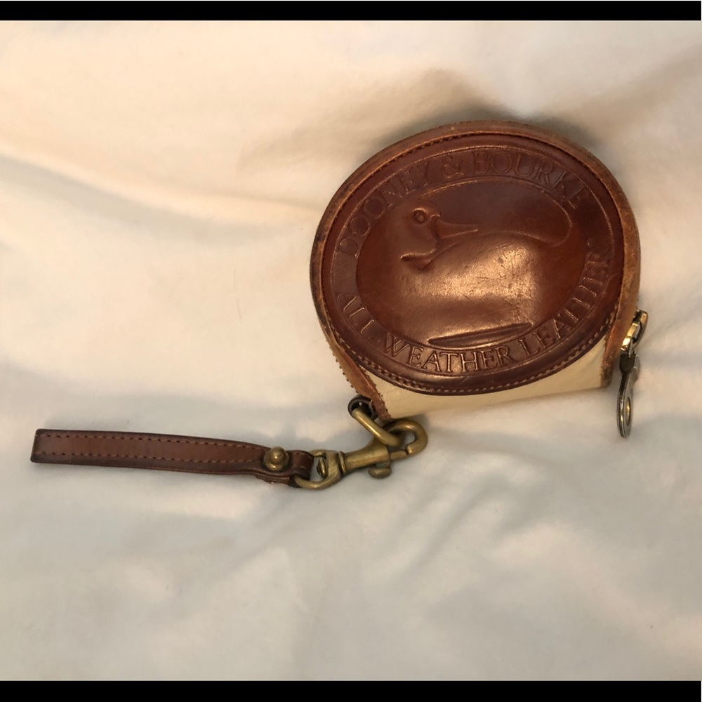 Vintage RARE Dooney & Bourke BIG DUCK Coin Purse
